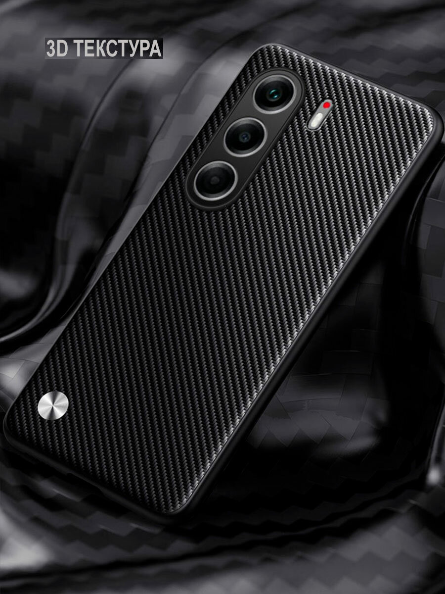 Чехол для Tecno Camon 40 с защитой камеры / Техно Камон 40, CODE, черный — фото 1