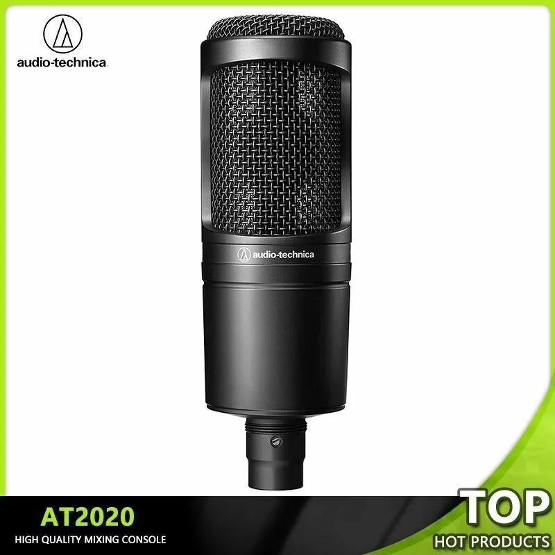 Микрофон студийный AT2020, черный