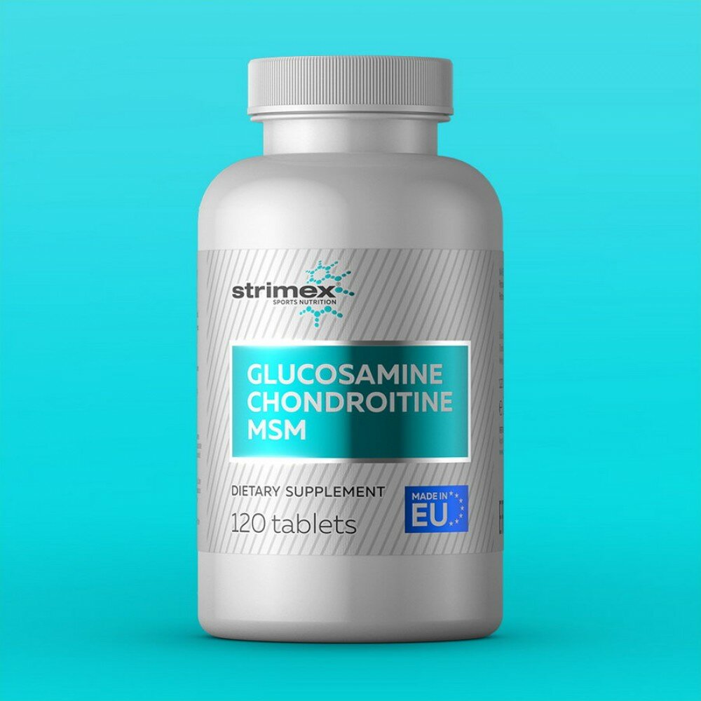 Хондропротектор Strimex Glucosamine Chondroitine MSM 120 таблеток