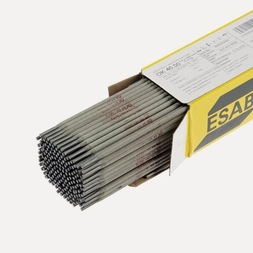 Изображение товара Электроды ESAB OK 46, для углеродистой стали, 3мм, 35см, 5,3кг