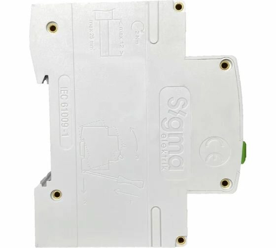 Дифференциальный автомат SIGMA ELEKTRIK 16A AC 2P 30mA 6kA — фото 1