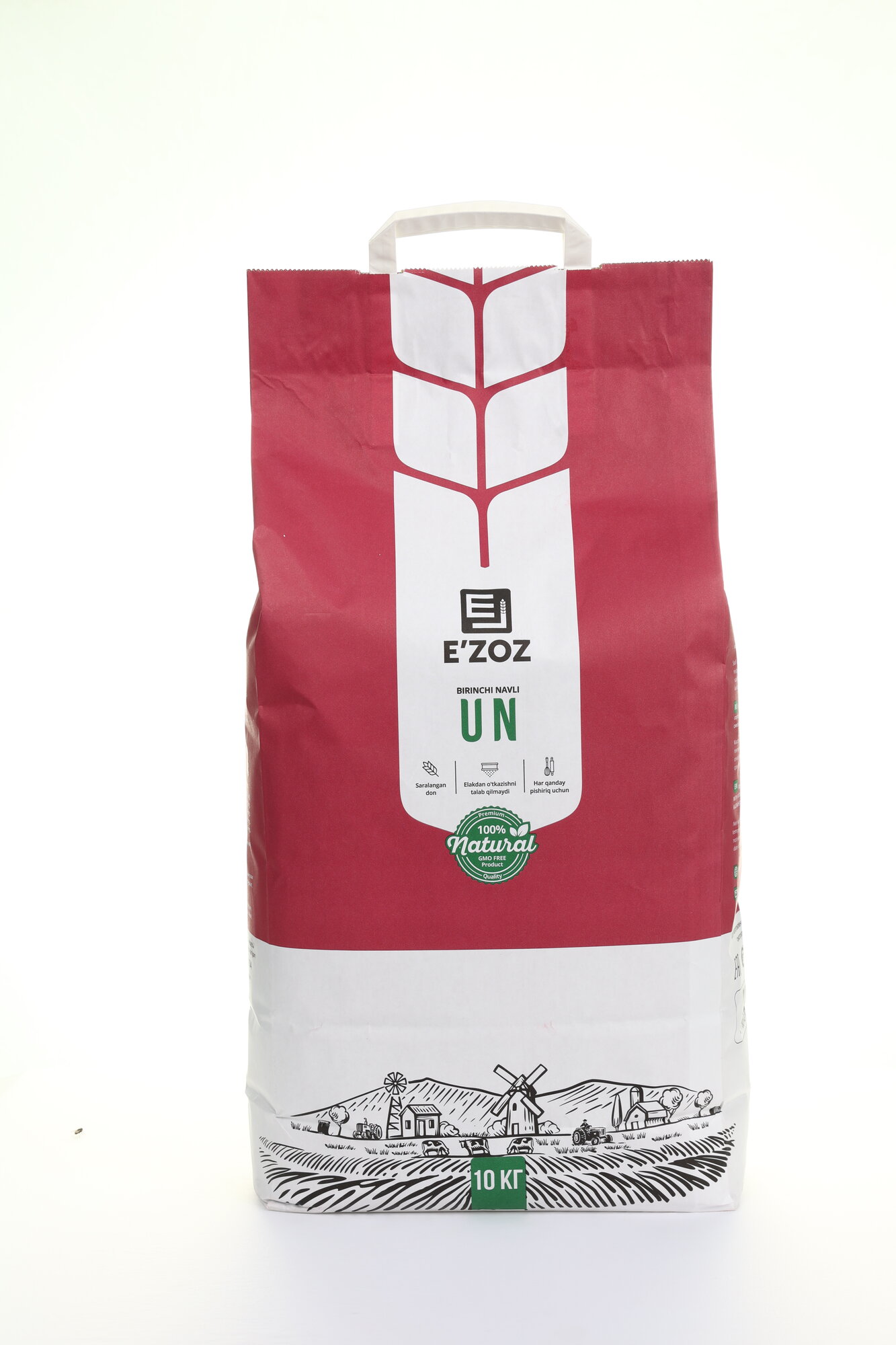 Пшеничная мука Эъзоз 10 кг — первый сорт, для повседневной выпечки — фото 1