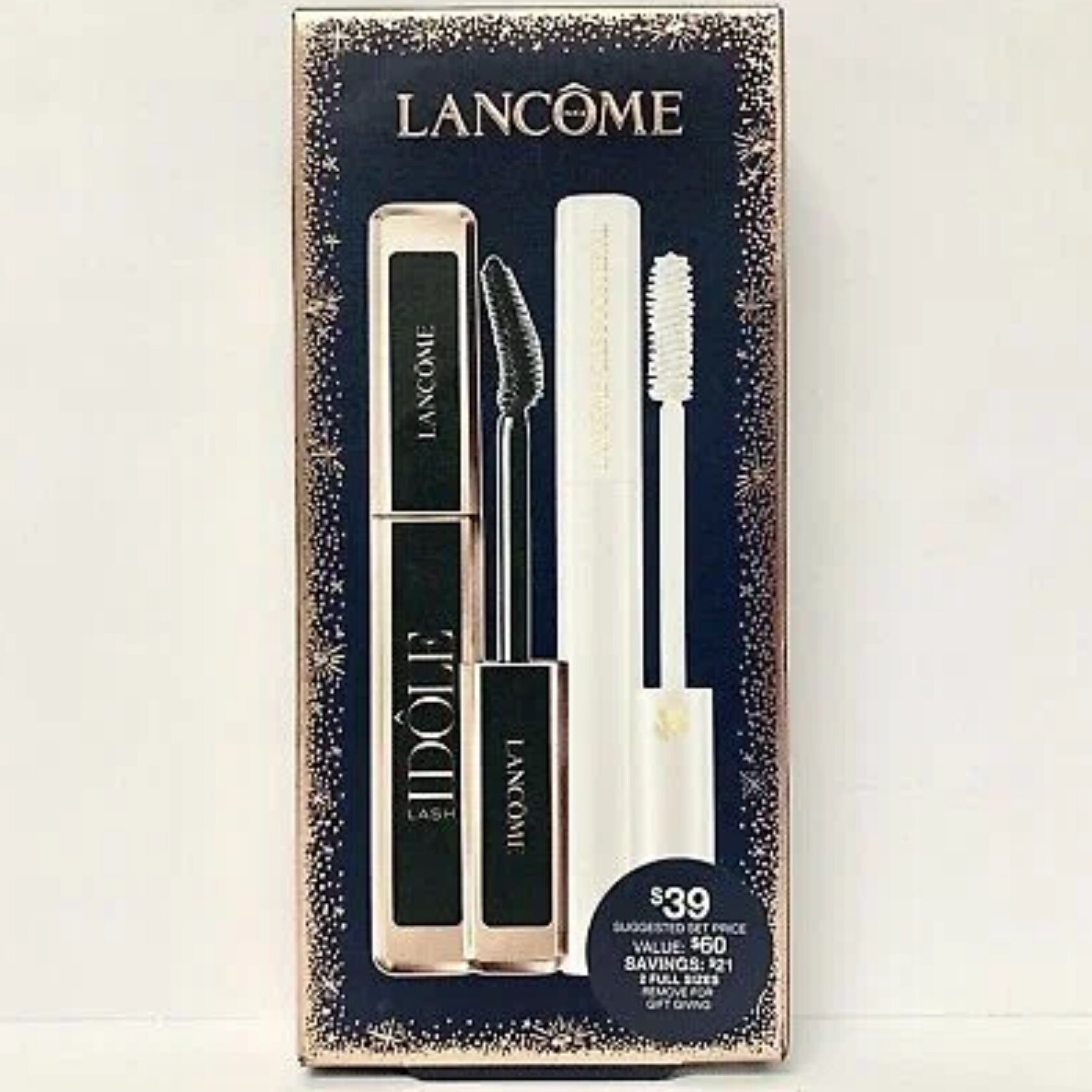 Lancome набор тушь + база (Lash Idole 01 glossy black 8мл + Cils Booster XL 5.5мл)