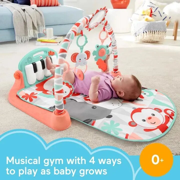 Fisher Price Baby Fitness Machine Детское педальное пианино GDL83