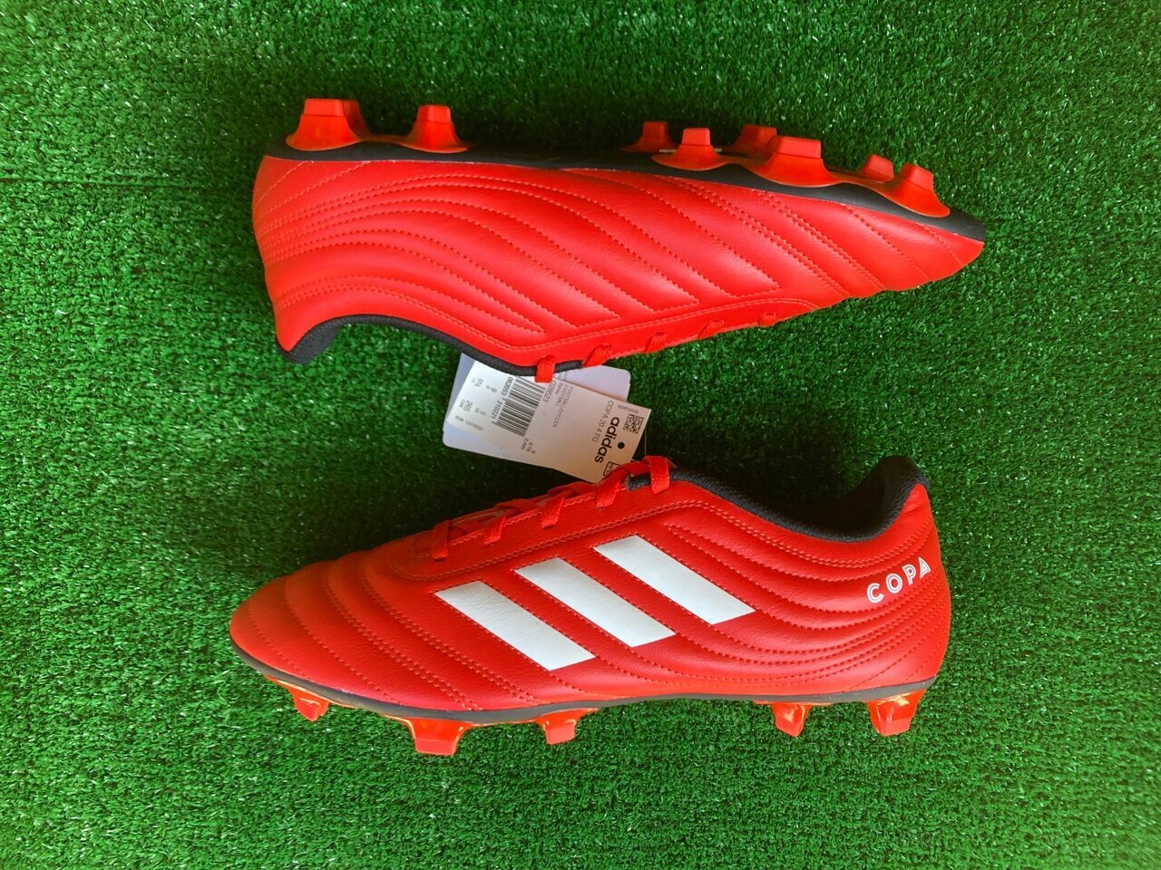 Бутсы adidas, размер US 10 | UK 9½ | FR 44 | JP 280, red/white/black
