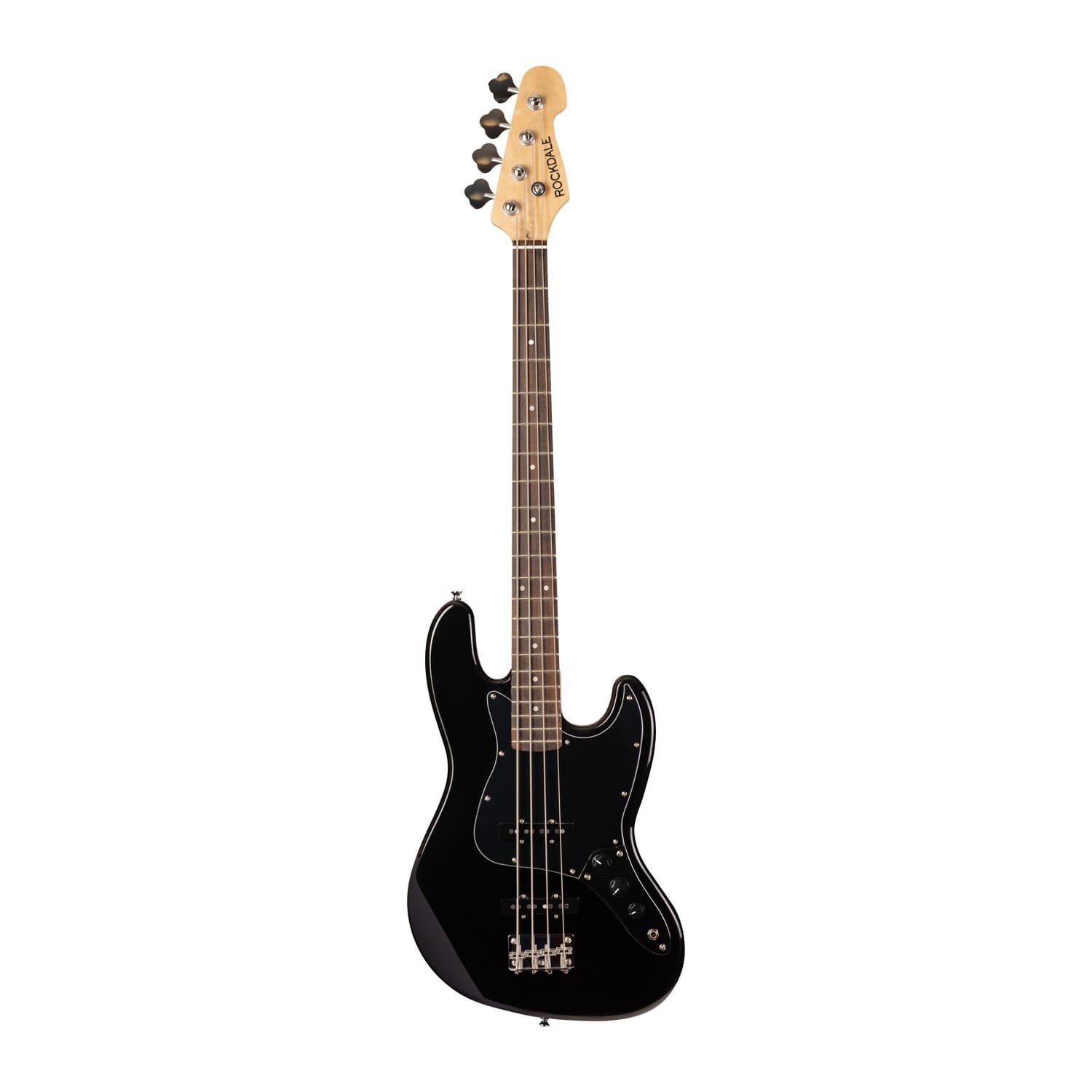 ROCKDALE Classic JB Bass Black бас-гитара, джаз бас, цвет черный, глянцевое покрытие