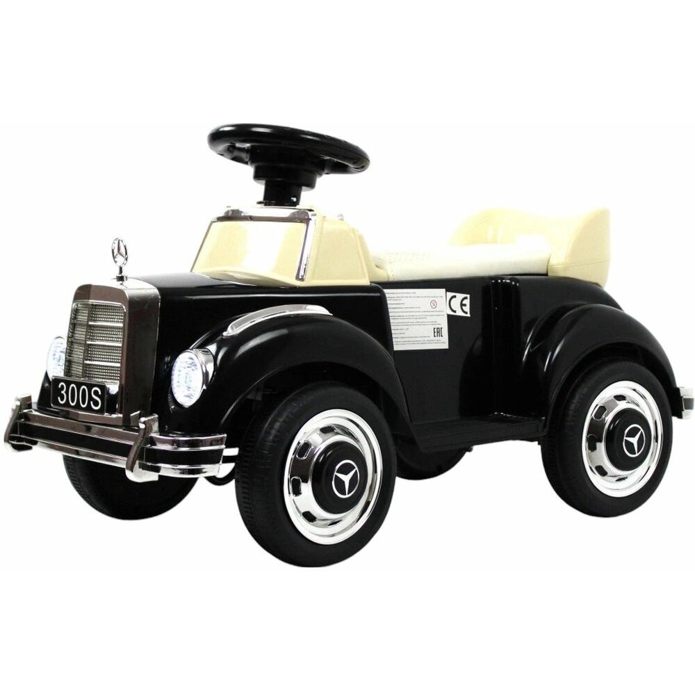 Детский толокар RiverToys Mercedes-Benz 300S (LS-128A-BLACK) черный черный 3+