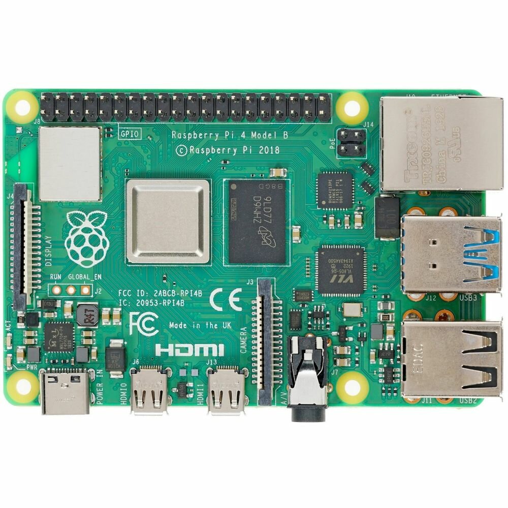 Одноплатный компьютер Raspberry Pi 4 Model B (RA502) Retail, 2GB RAM, Broadcom BCM2711 Quad core Co.
