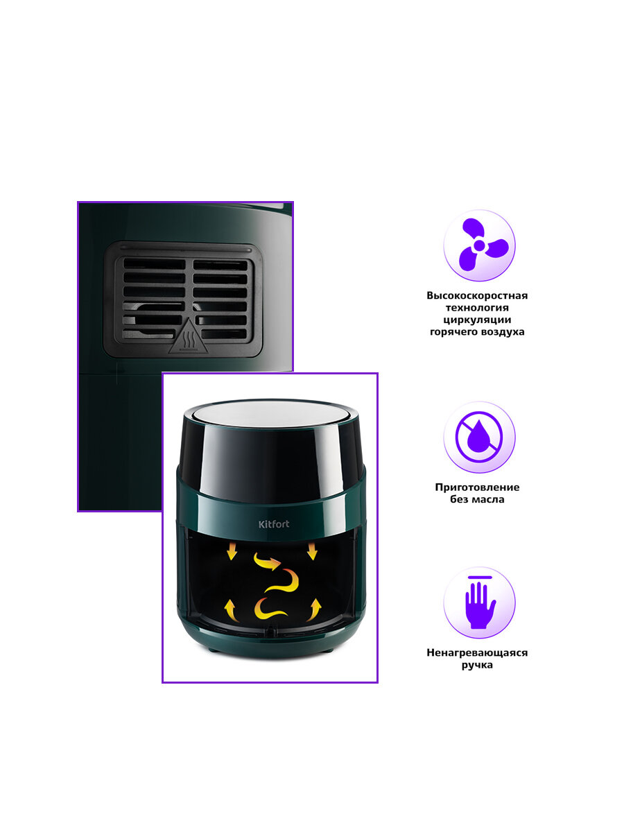 Аэрогриль Kitfort КТ-2222 — фото 1