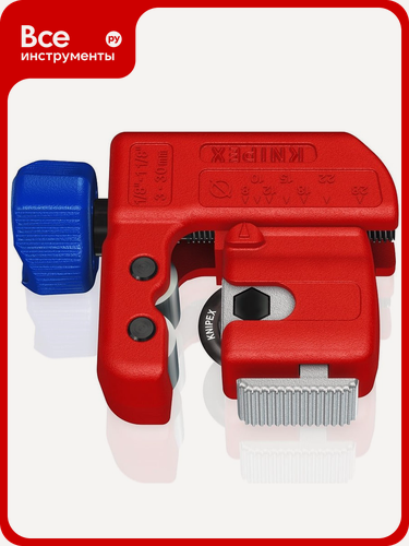 Изображение товара Мини-труборез Knipex TubiX S для нержавеющей стали и цветных металлов, Ø 3-30, резки требуется минимум