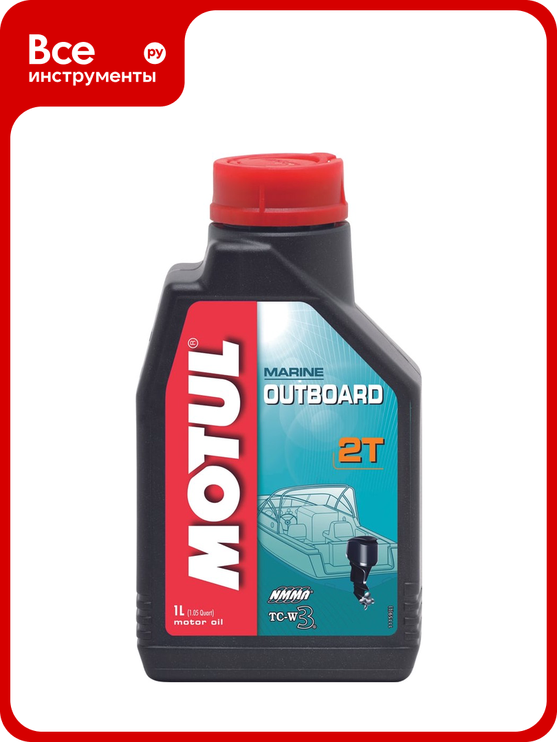 Моторное масло MOTUL OUTBOARD 2T 1 л 112750