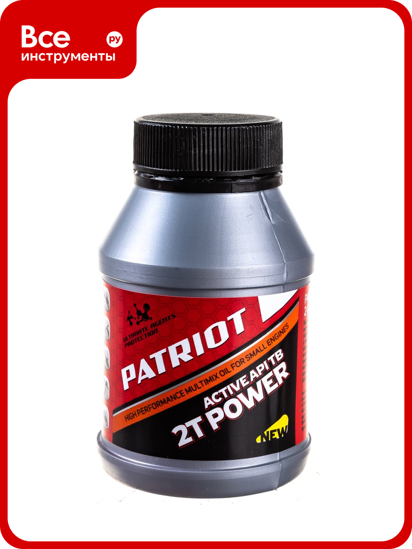 Масло Power Active 2T (100 мл) для двухтактных двигателей PATRIOT