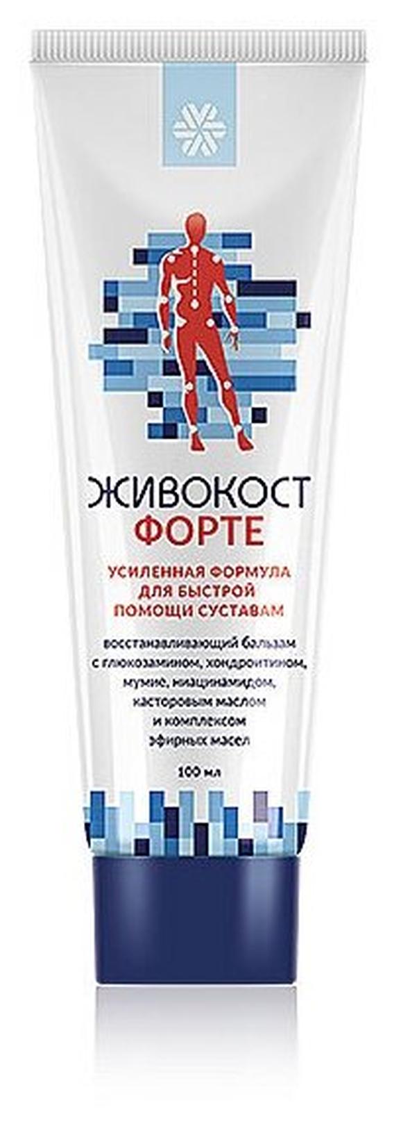 Живокост форте бальзам для костей и суставов Усиленная формула 100мл  крем для суставов