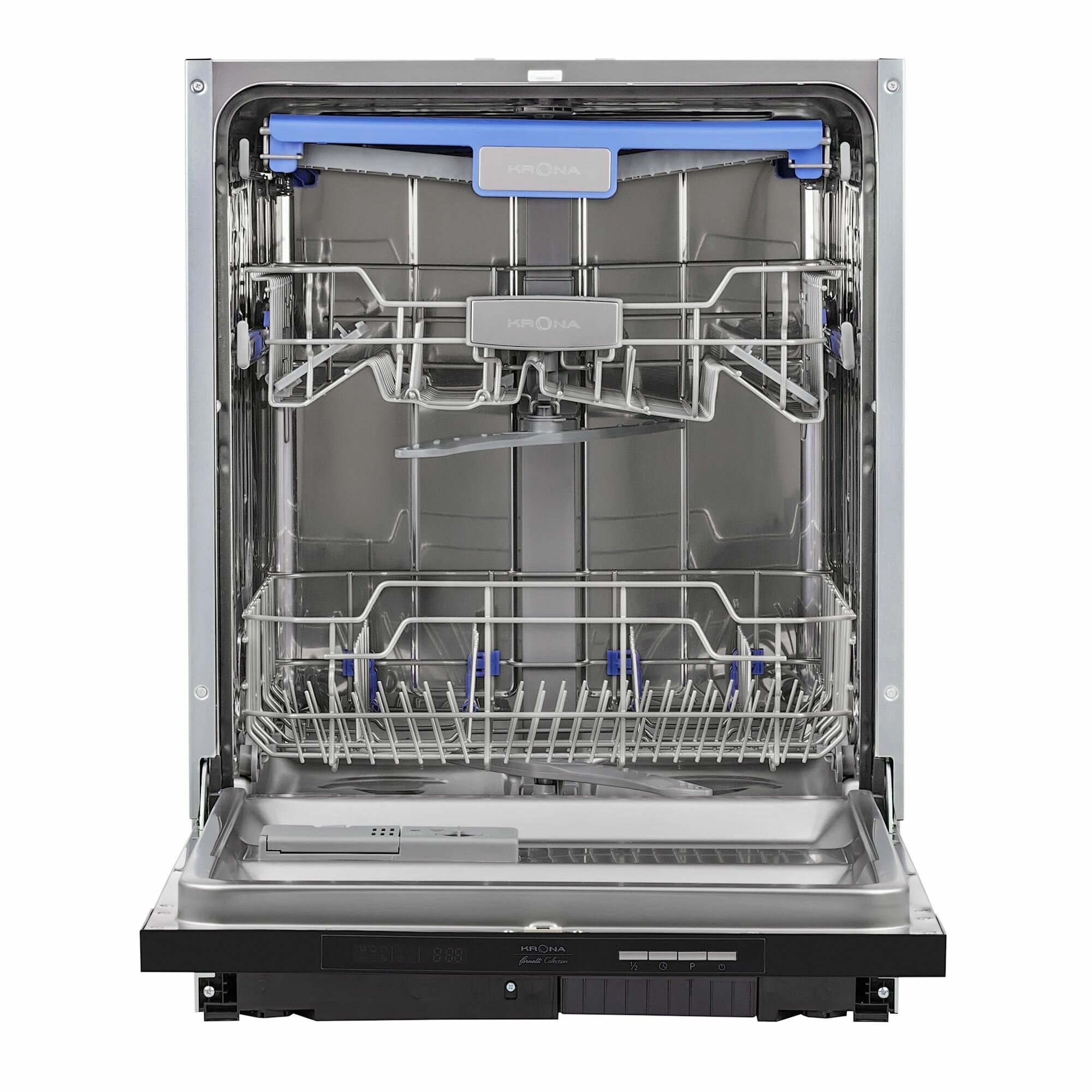Посудомоечная машина Krona "KASKATA", встраиваемая, конденсационная сушка, 14 комплектов