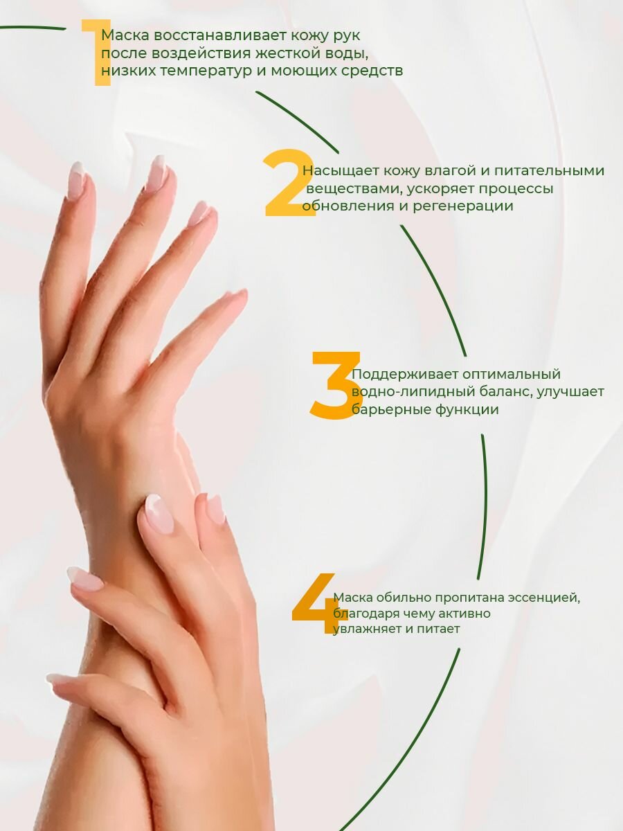 Картинки Маска-перчатки для регулярного ухода за руками Jigott Vita Solution 12