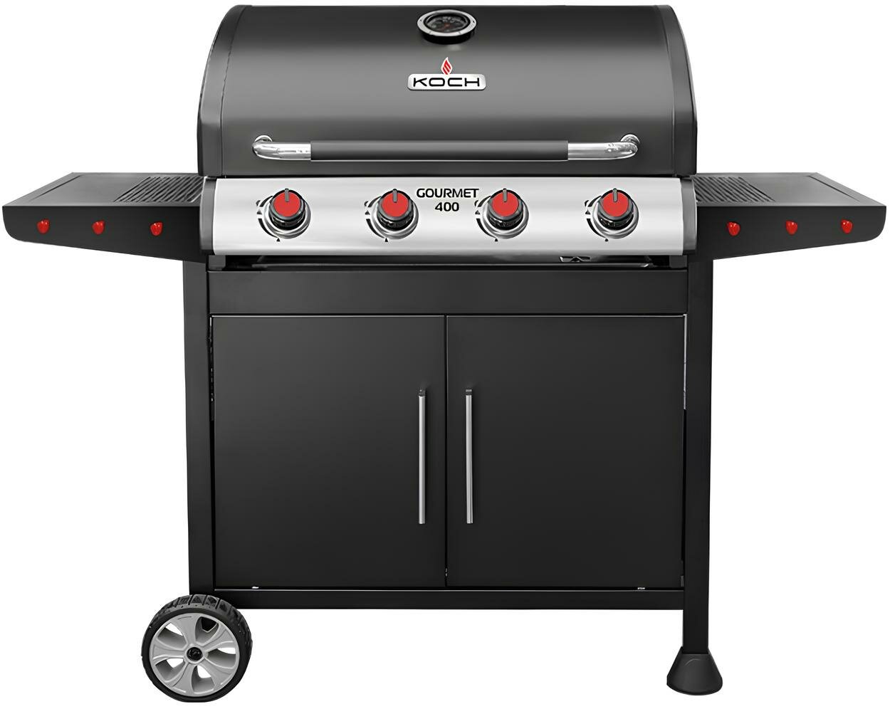 Газовый гриль KOCH Gourmet 400 (5-0-052) 4 горелки сталь черный