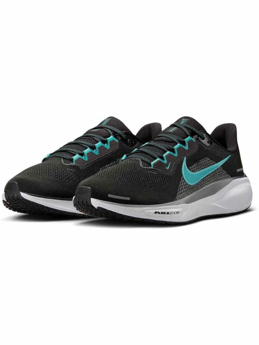 Кроссовки NIKE Pegasus 41, полнота F, размер 11 US, черный — фото 1