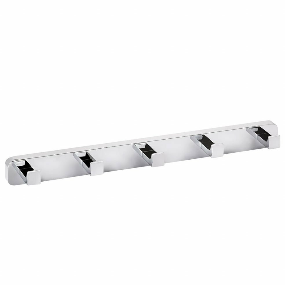 Вешалка Bemeta Via с 5 крючками хром (135006252)