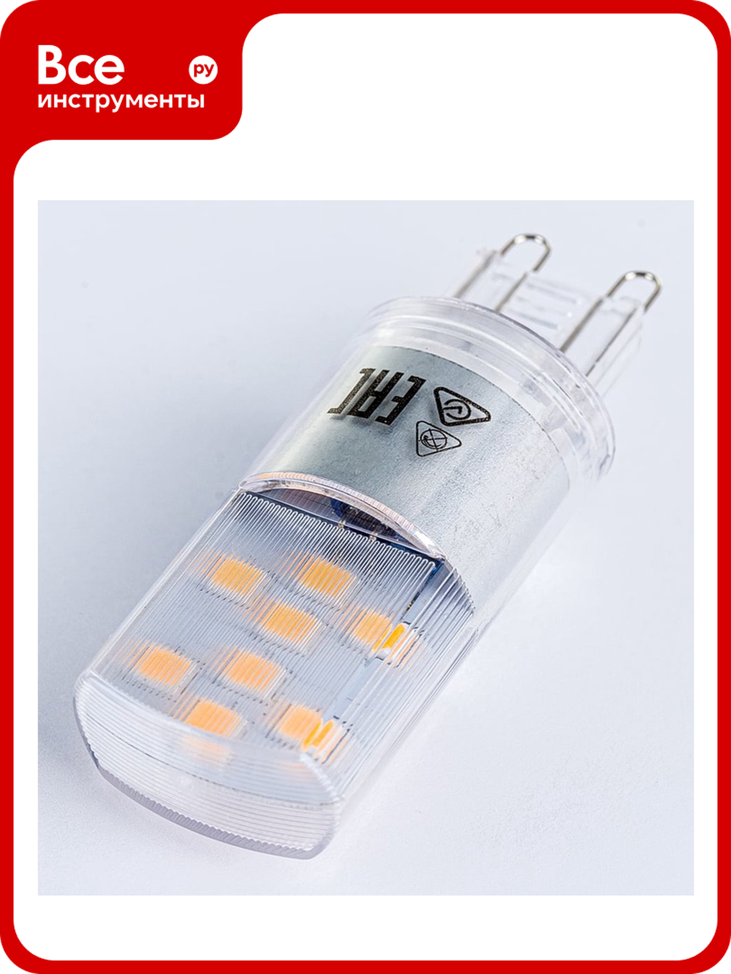 Светодиодная лампа OSRAM LED STAR капсульная 3.5Вт G9 400 Лм 2700 К теплый белый свет 4058075315822