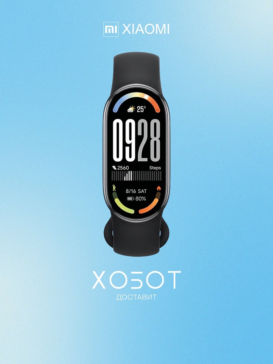 Фитнес-браслет Xiaomi Smart Band 10 черный (BHR07PYGL)