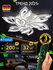 Светодиодный светильник люстра 200W, белый, LED
