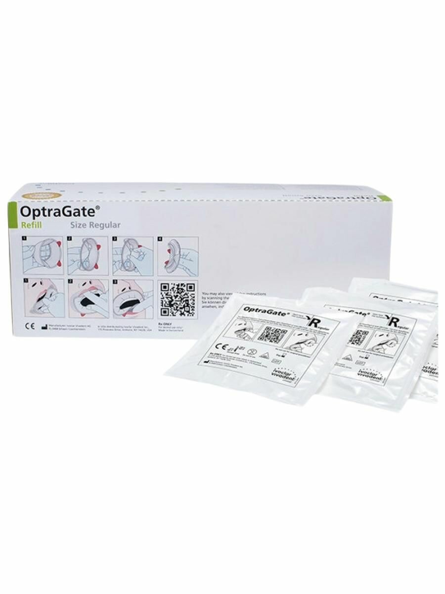 ОптраГейт / OptraGate Regular (средний) безлатексный ретрактор для губ и щек 10 шт.