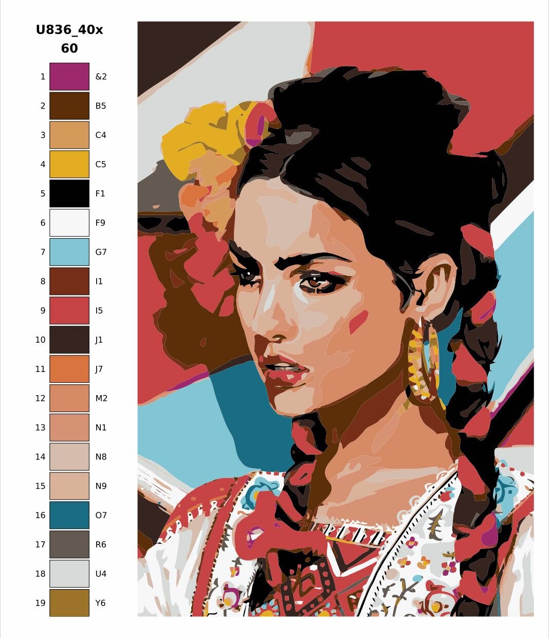 Картина по номерам BRUSHES-PAINTS "Мексика" U-836 40x60 см