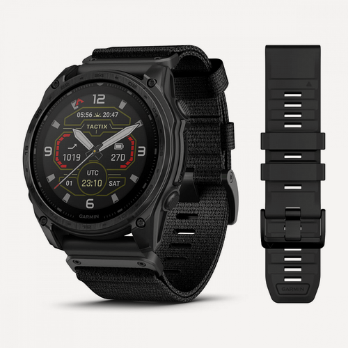 Изображение товара Смарт-часы Garmin Tactix 8 - 51 mm , Solar Sapphire черный , черный нейлоновый ремешок