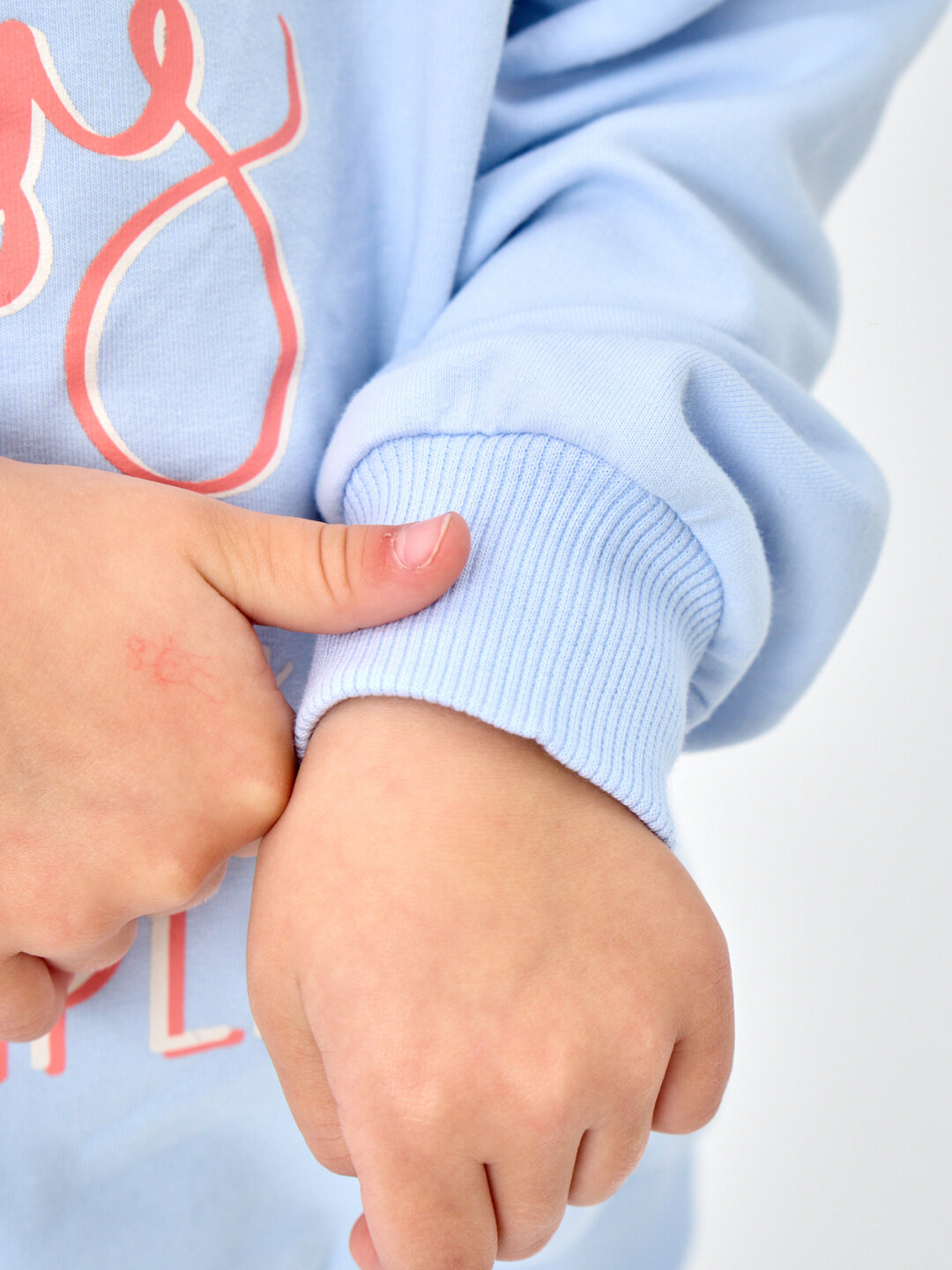 Толстовка neo, размер 110, светло-синий — фото 1