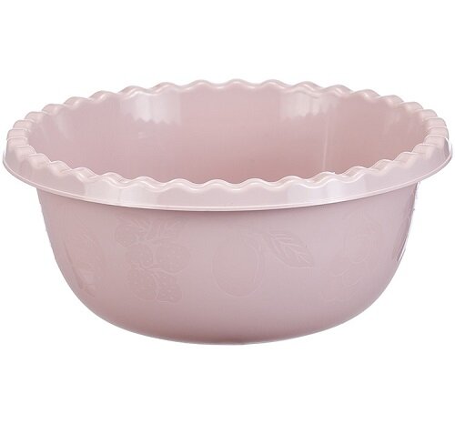 Миска круглая 30 л 105x250x250 мм чайная роза