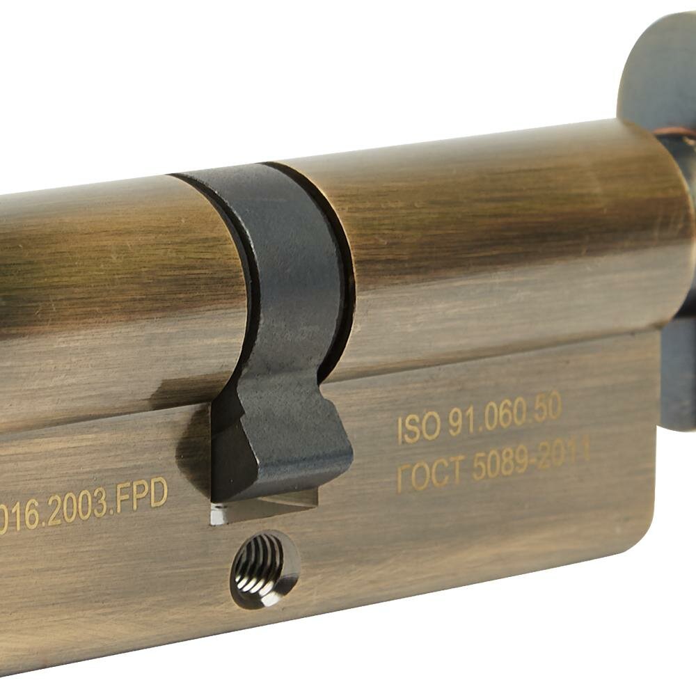 Цилиндровые механизмы Apecs Pro LM-70(30/40C)-C-AB 70 мм ключ/вертушка цвет бронза