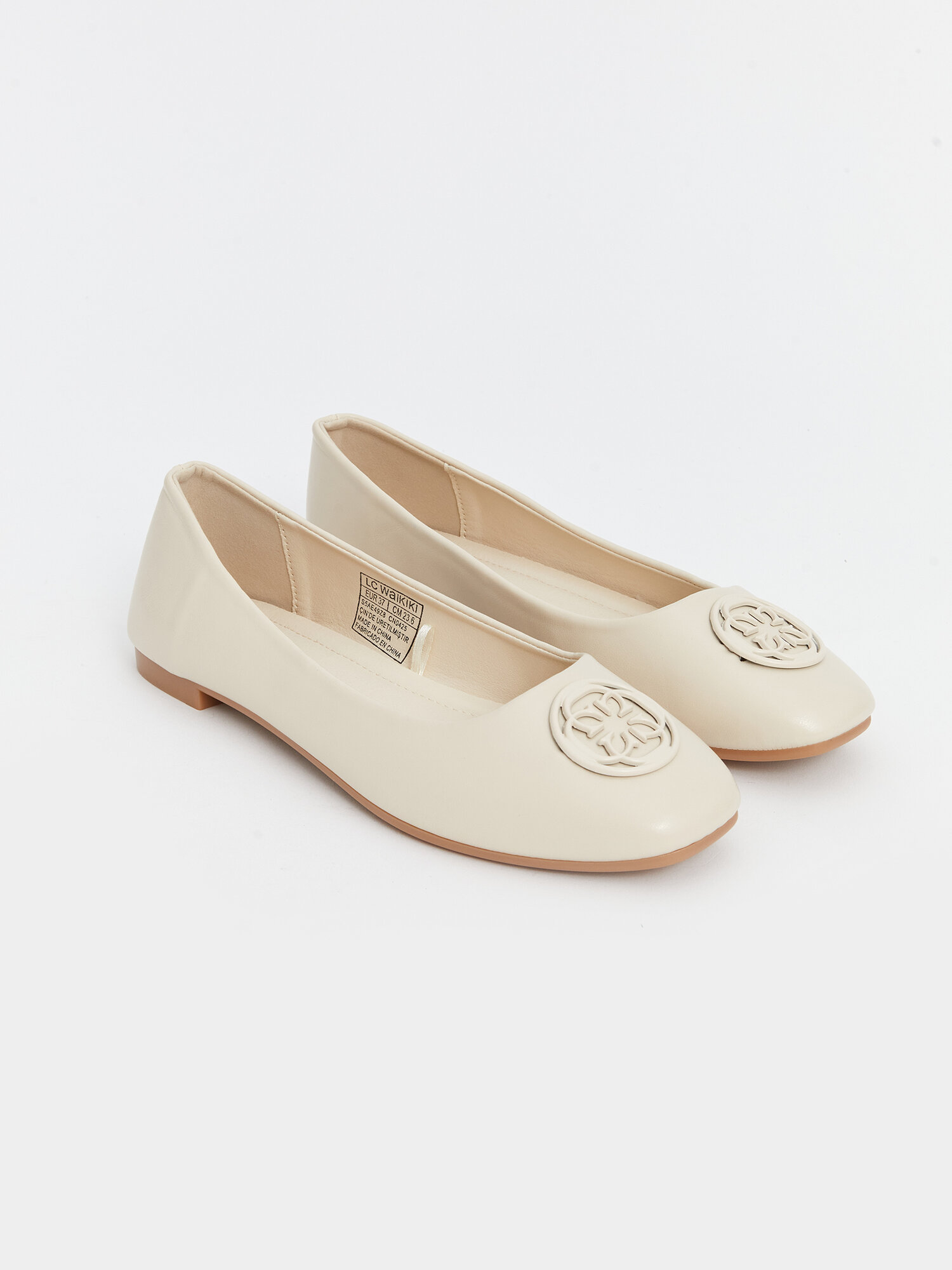 Балетки LC Waikiki, размер 39, beige