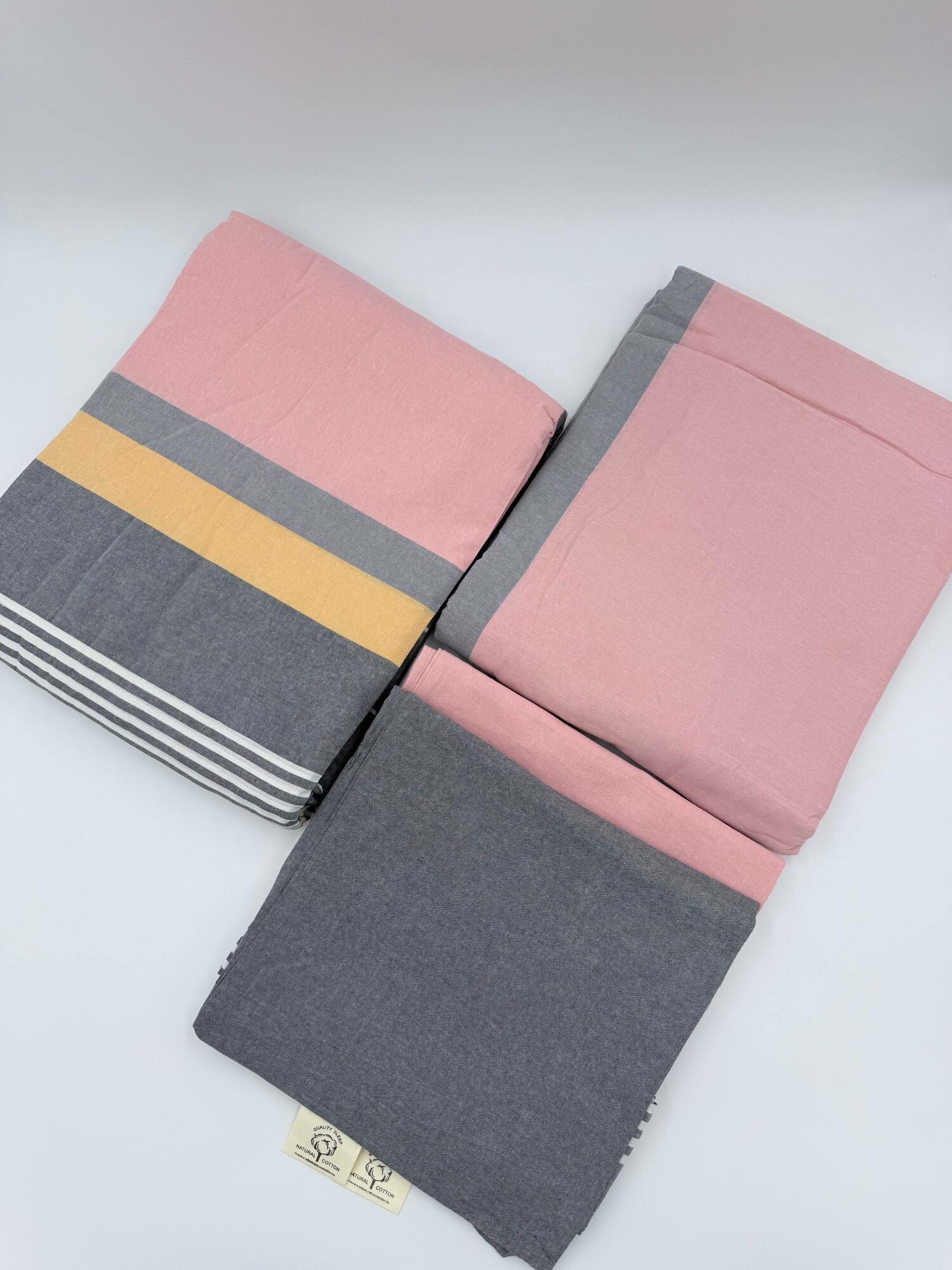 Комплект постельного белья, хлопок 100%, Евро+ размер, 200х230 см — фото 1