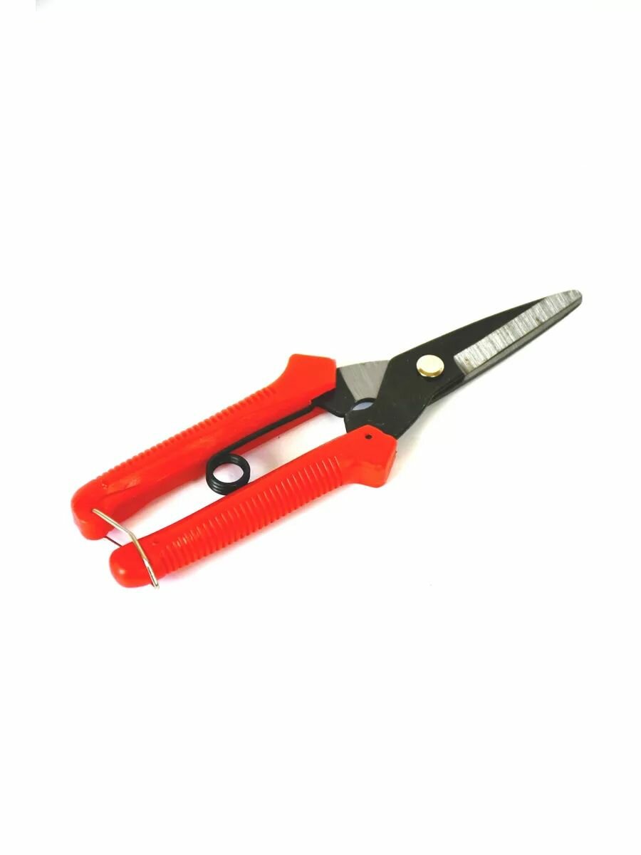 Секатор техпром "S 5042/1", сталь, ABS-пластик, длина лезвия 80мм, эргономичный дизайн — фото 1