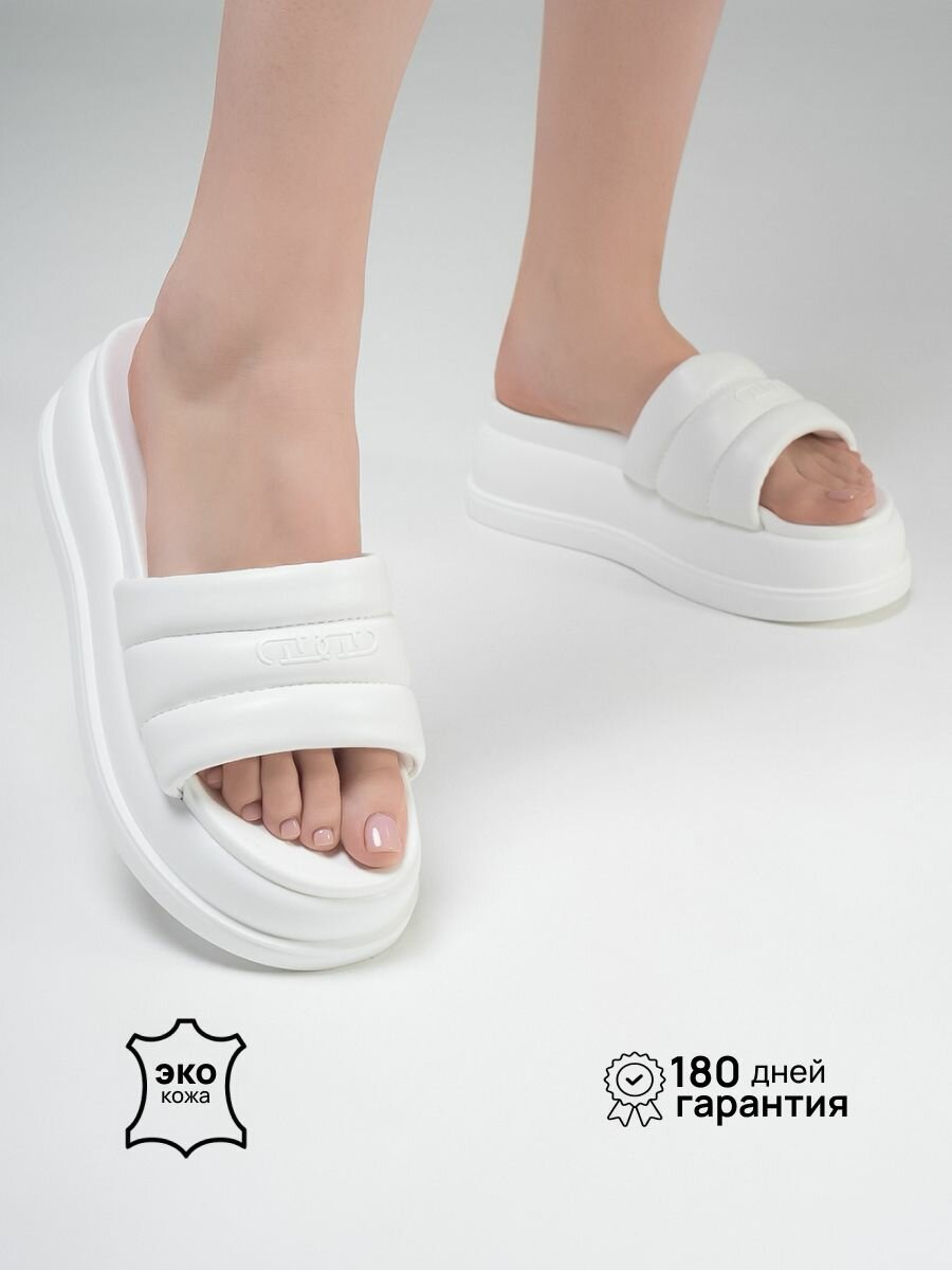 Сабо T.Taccardi, размер 38, белый — фото 1