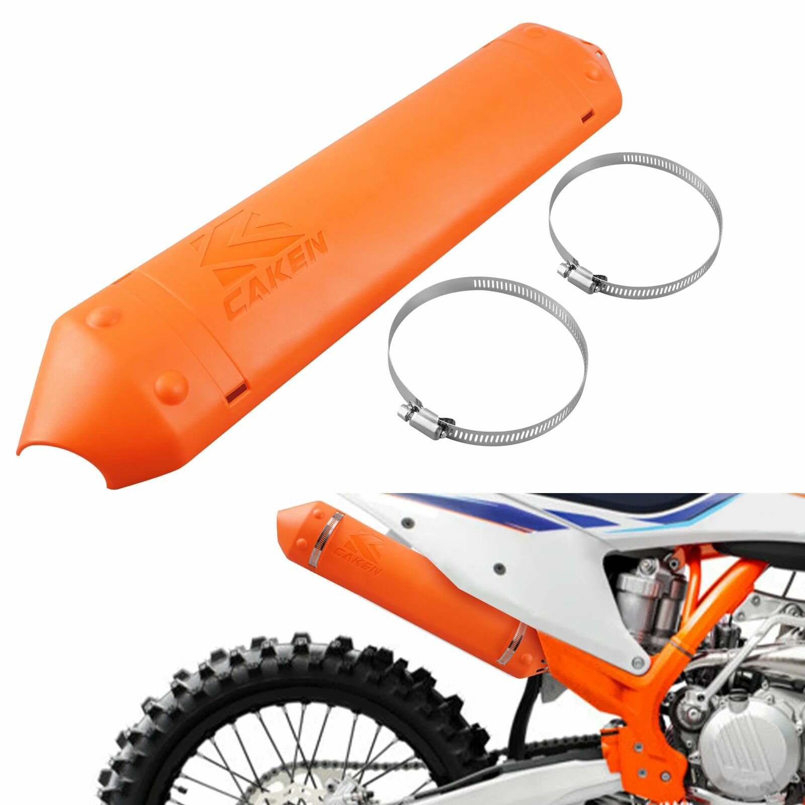 Защитный кожух глушителя мотоцикла KTM 250/300 XCW TPI 2020-2023