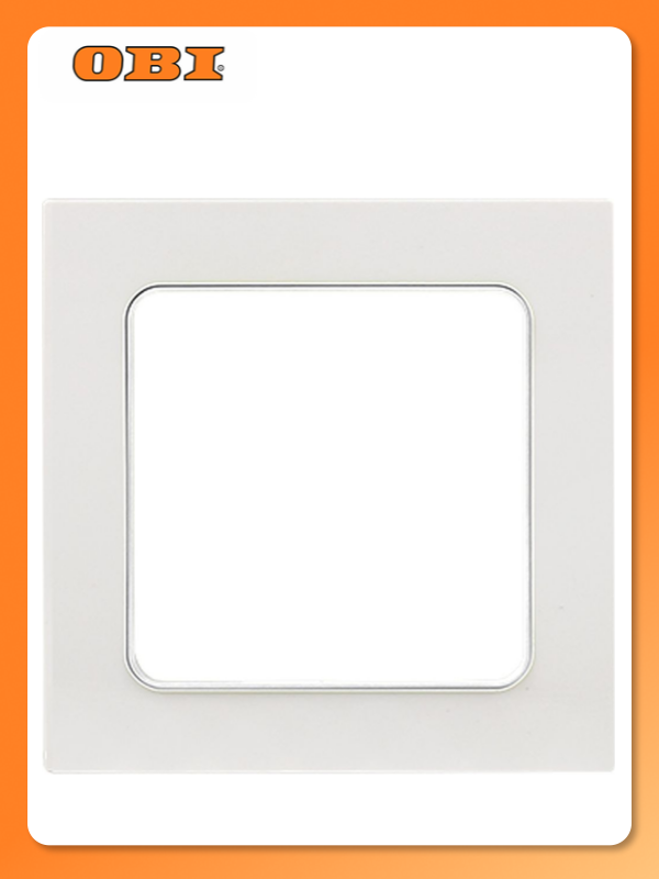 Рамка EKF PROxima Стокгольм  1 местная  белая  поликарбонат  IP20