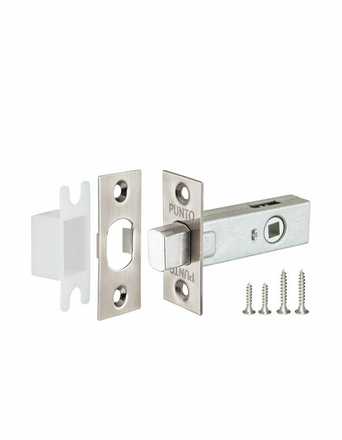 Задвижка Punto врезная DB-45 SN матовый никель