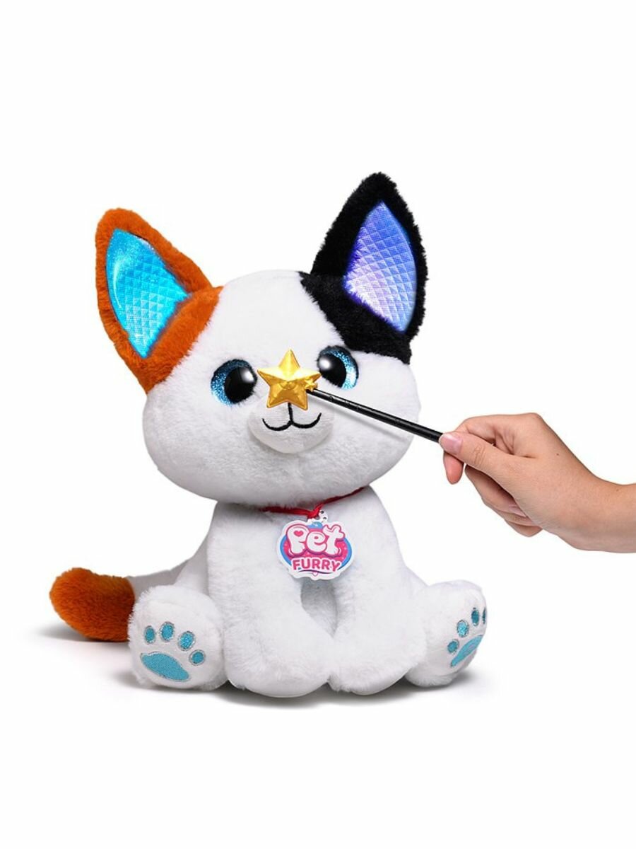 Интерактивная игрушка Кошка "Сима" (поёт, записывает, светится)