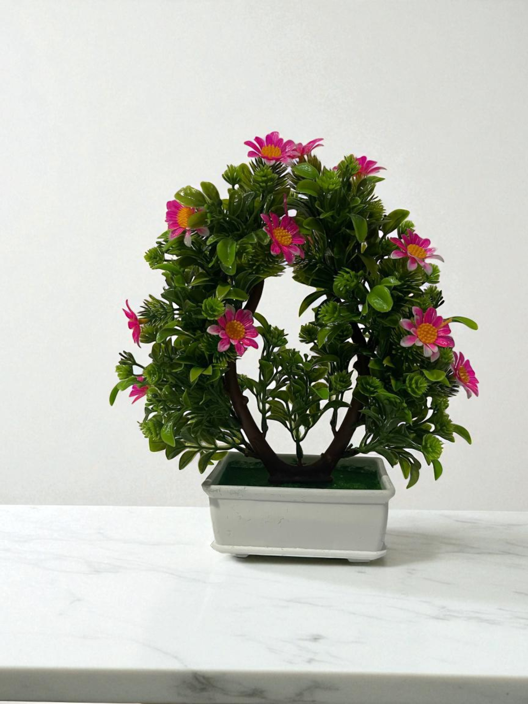 Искусственные цветы в горшках Н-84, высота 25-30 см, декор для дома