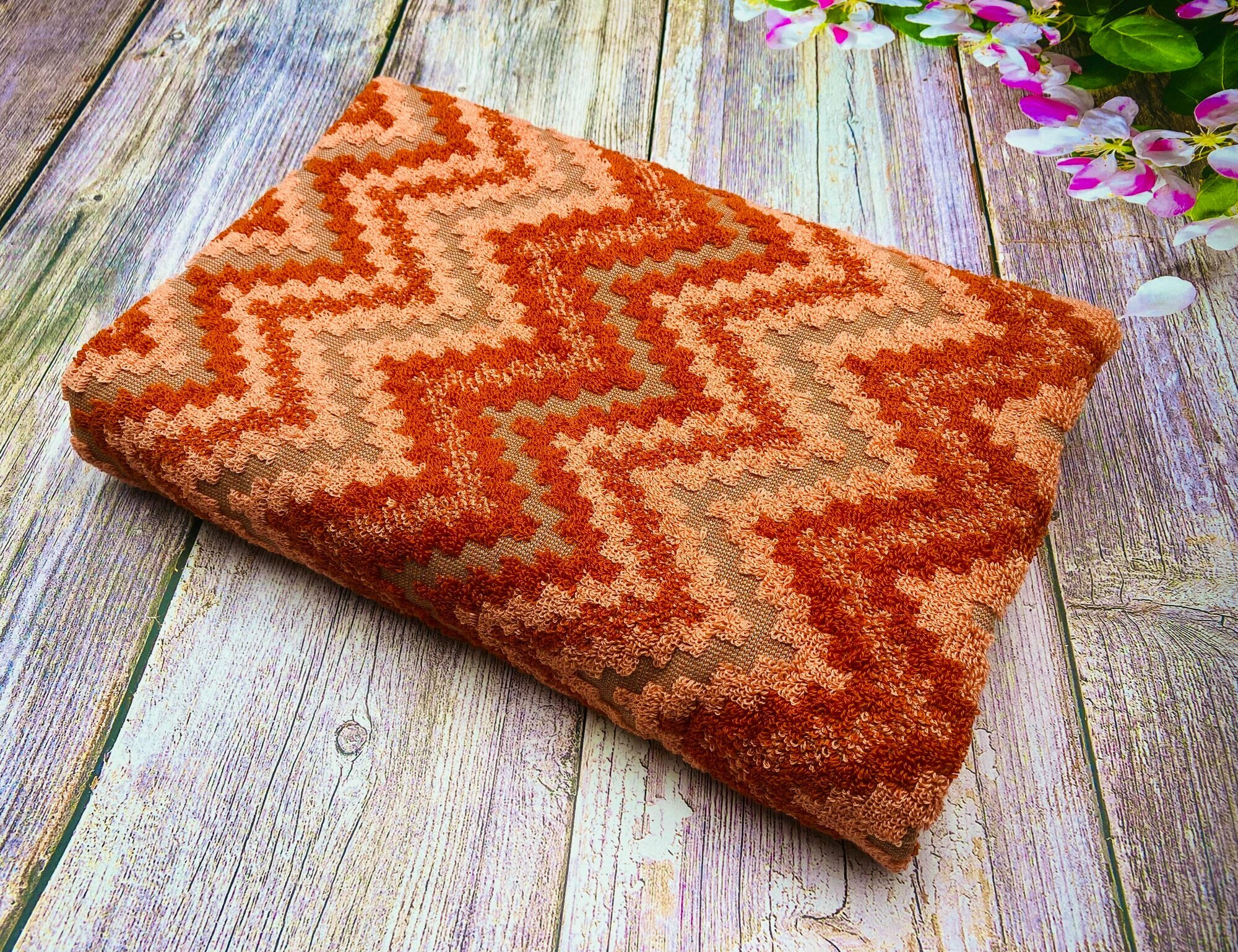 Полотенце махровое банное, для ванны в подарок женщине, маме, сестре, дочке, подруге Торонто 70*140 см