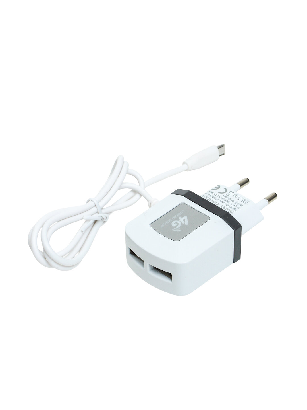 Зарядное устройство, кабель Type-C, с быстрой зарядкой power quick charge 4G — фото 1