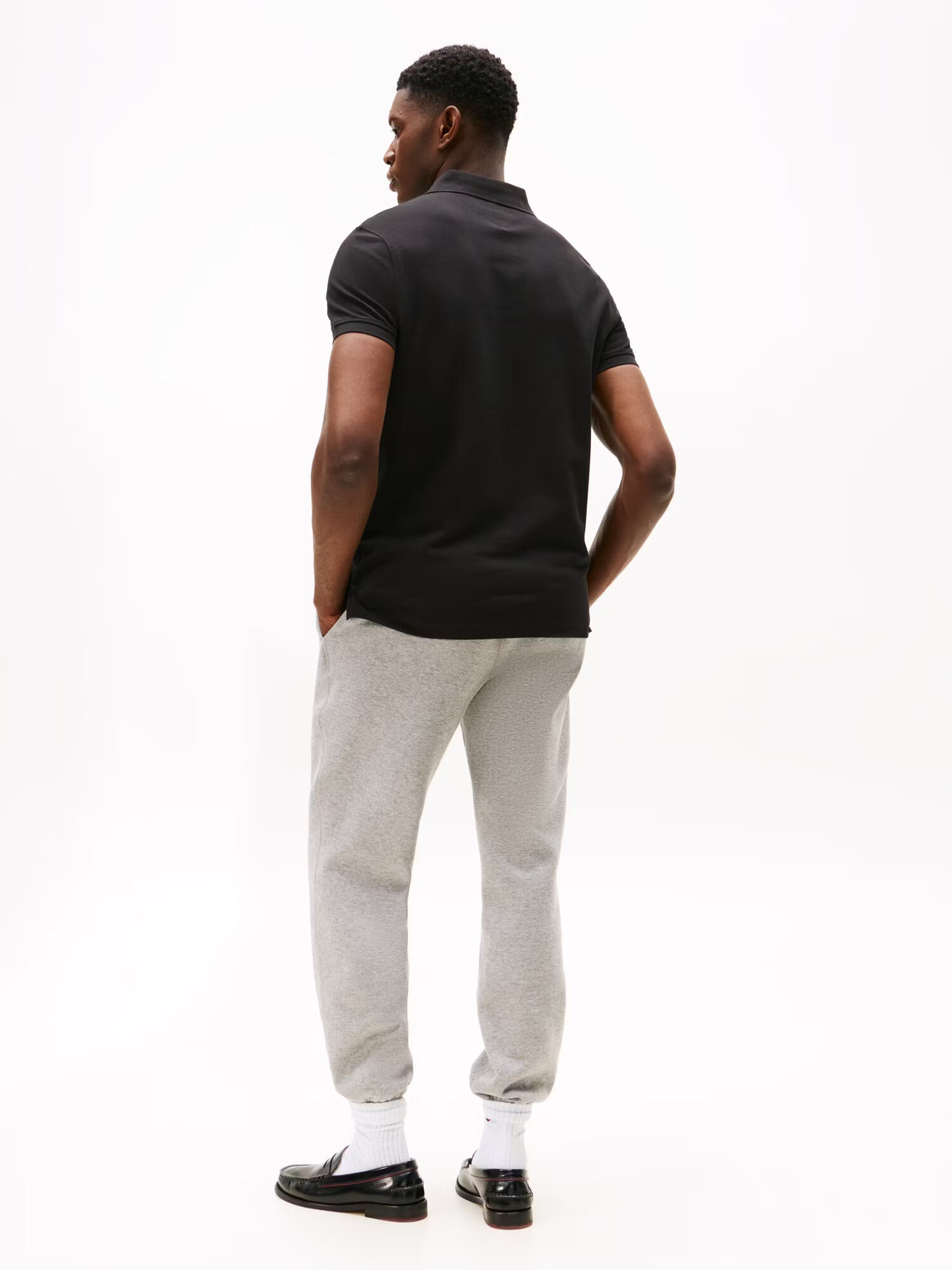 Поло TOMMY HILFIGER, размер XL, черный — фото 1