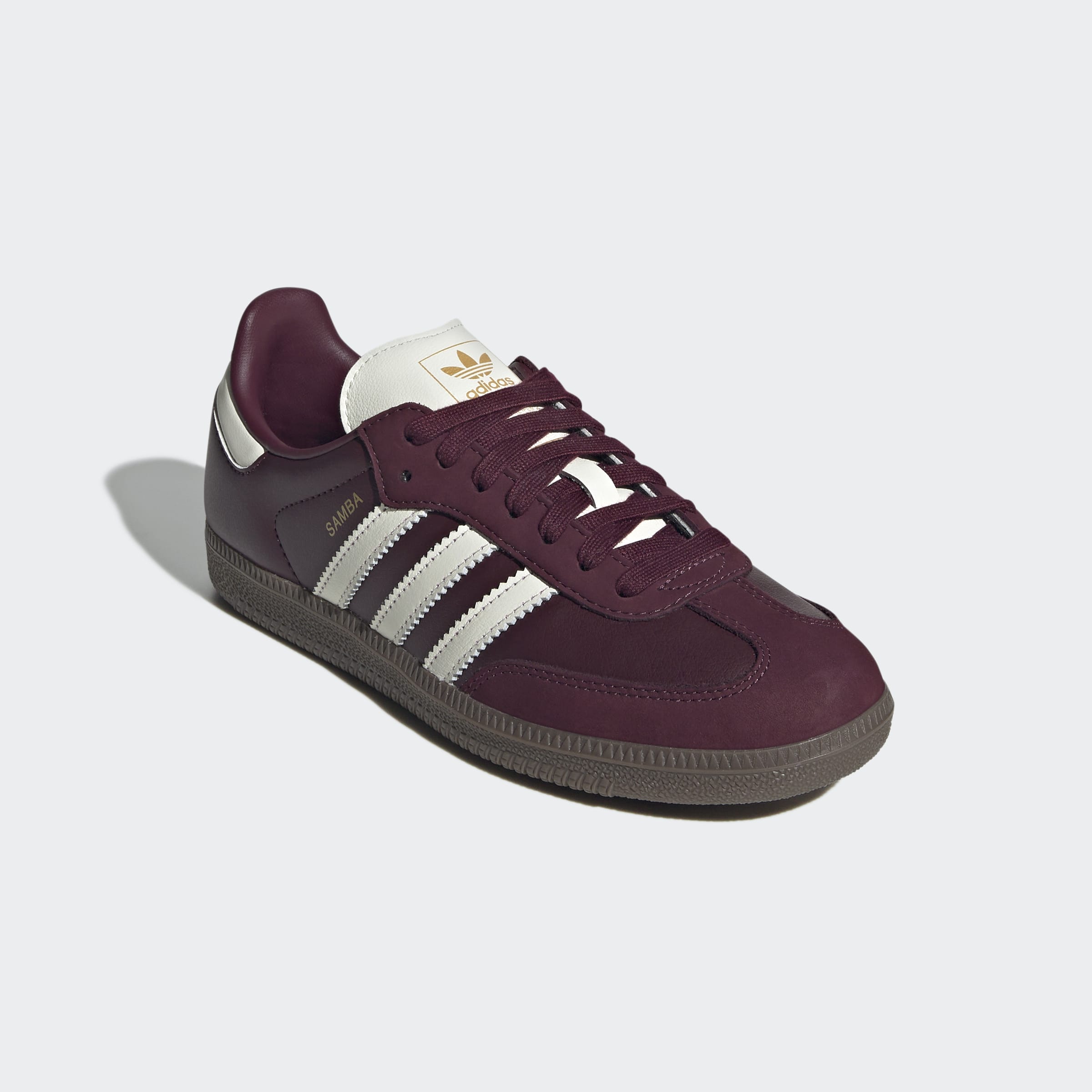Кеды adidas Originals Samba OG, размер 4.5 UK, фиолетовый/черный — фото 1