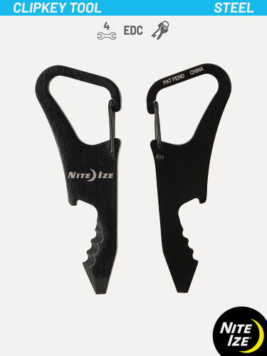 Изображение товара Мультитул-брелок edc Nite Ize DoohicKey ClipKey Key Tool - Черный