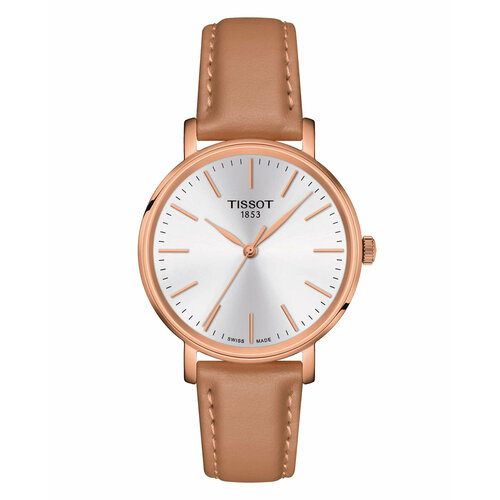 фото Наручные часы tissot, бежевый, серебряный