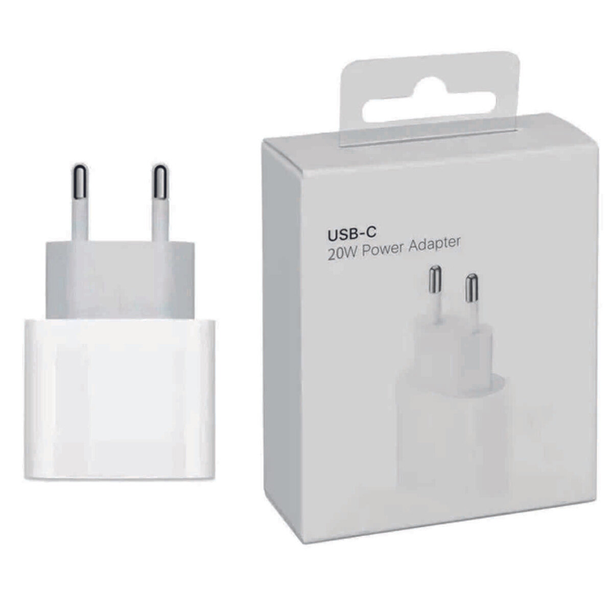 Адаптер питания Apple Power Adapter с разъёмом USB-C, 20 W, белый — фото 1