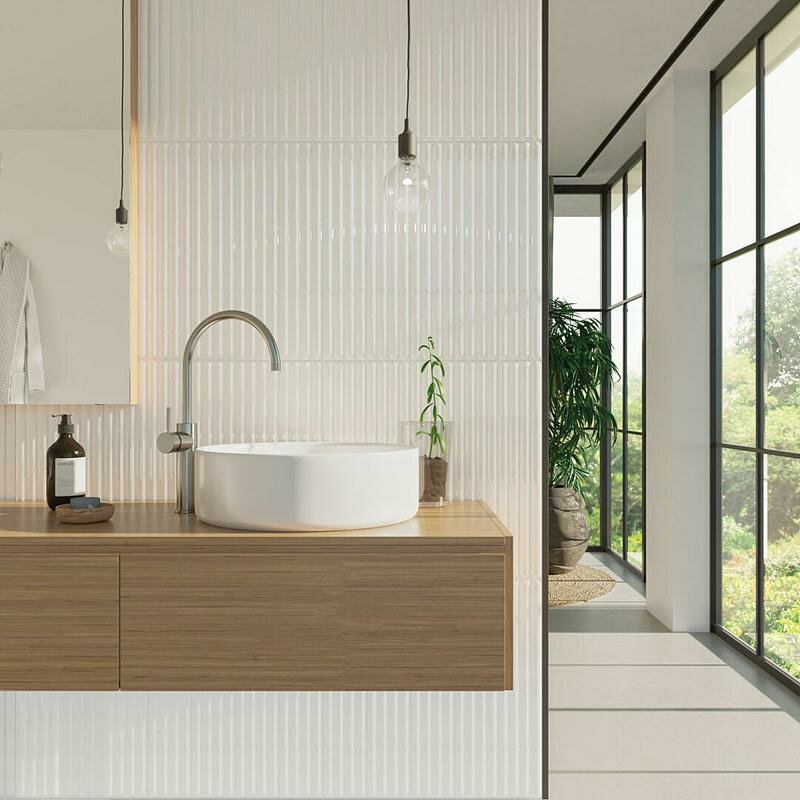 Керамическая плитка Plinto Out White Matt 78803302 настенная 107х542 см