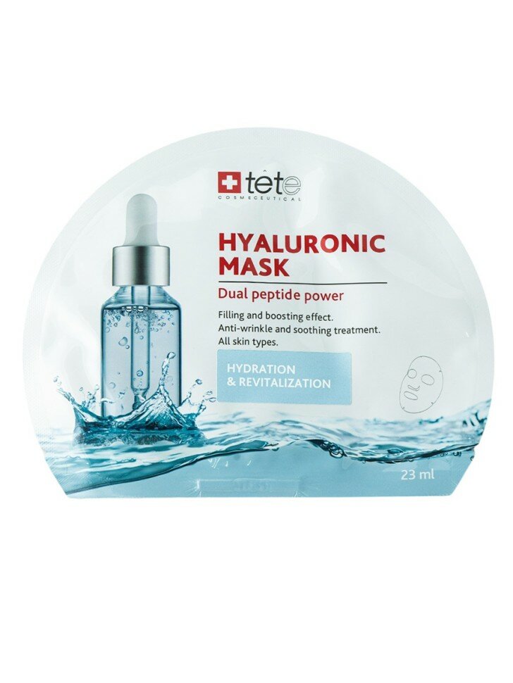 Изображение Маска гиалуроновая Биоревитализант Tete Cosmeceutical 1 шт