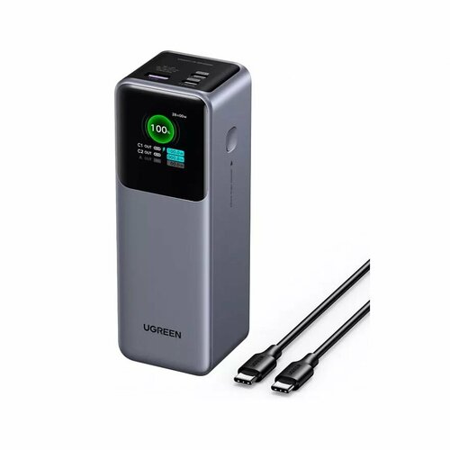 Внешний аккумулятор UGREEN PB722 35525B 20000mAh Fast Charging 200W Grey 5772₽